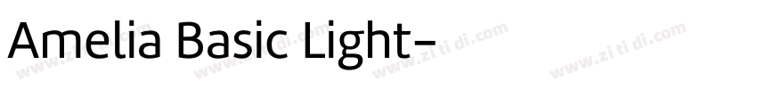 Amelia Basic Light字体转换 Amelia Basic Light字体转换